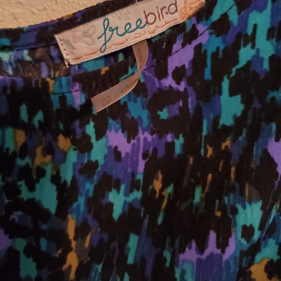 Anthropologie Freebird Colorful Printed Dress - Picture 3 of 4